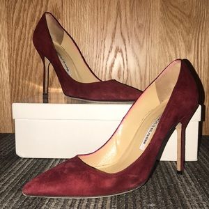 Manolo blahnik Boro Suede Size 7/37 heels
